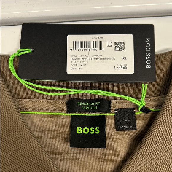 Boss Men's Tan Polo Shirt - Picture 2 of 4